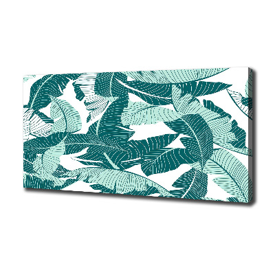 Canvas wall art Palm trees