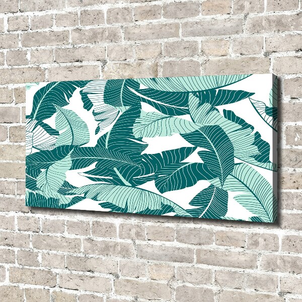 Canvas wall art Palm trees