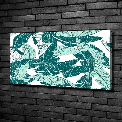 Canvas wall art Palm trees