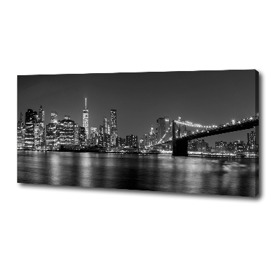 Canvas wall art Manhattan at night