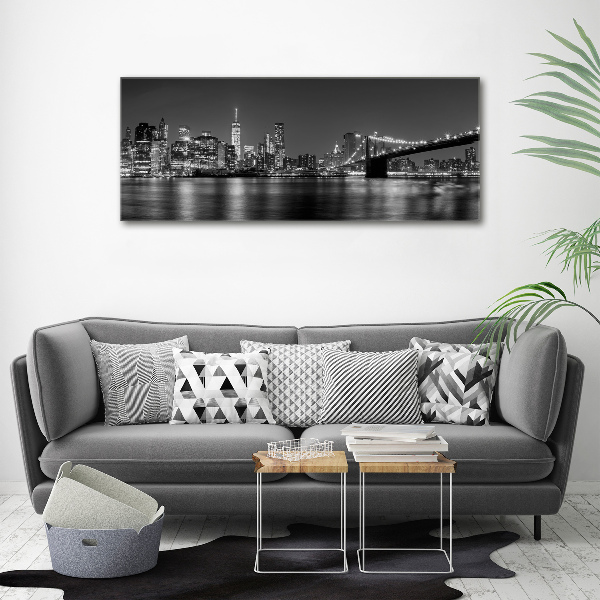 Canvas wall art Manhattan at night