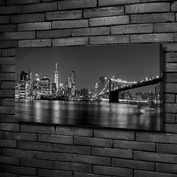 Canvas wall art Manhattan at night