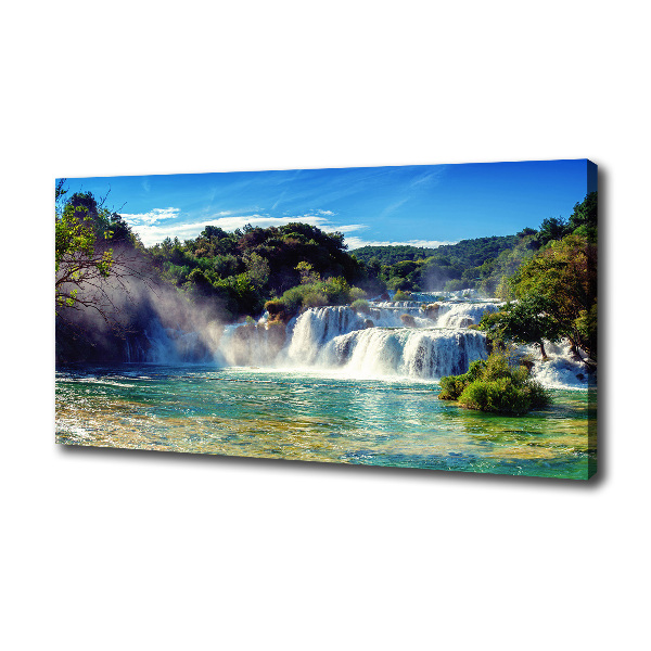 Canvas wall art KRKA waterfalls