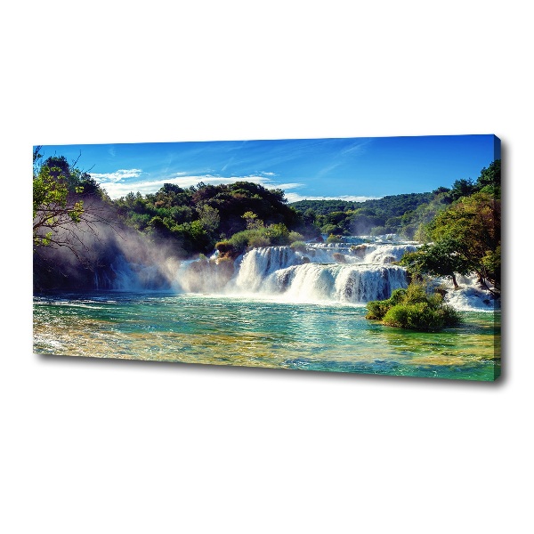 Canvas wall art KRKA waterfalls