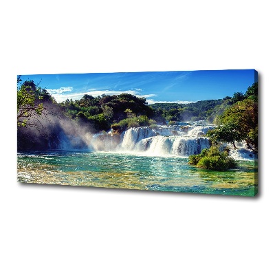 Canvas wall art KRKA waterfalls