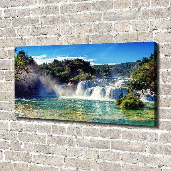 Canvas wall art KRKA waterfalls