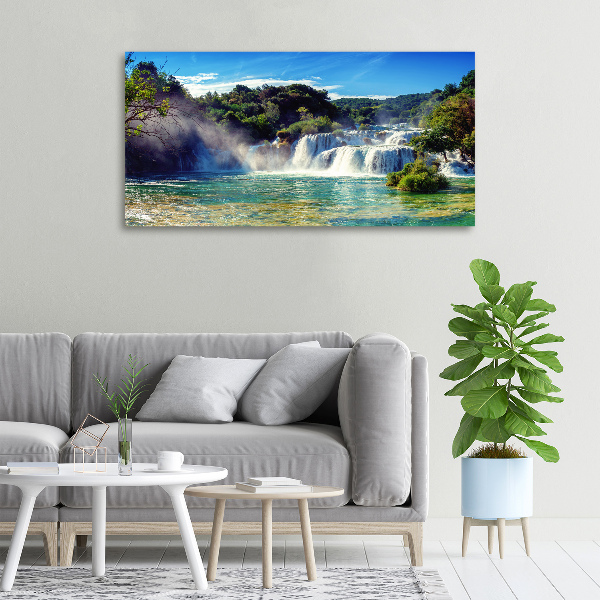 Canvas wall art KRKA waterfalls