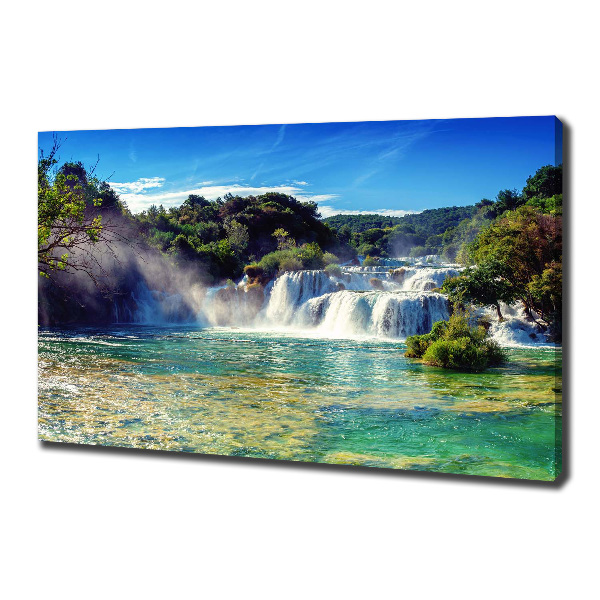 Canvas wall art KRKA waterfalls