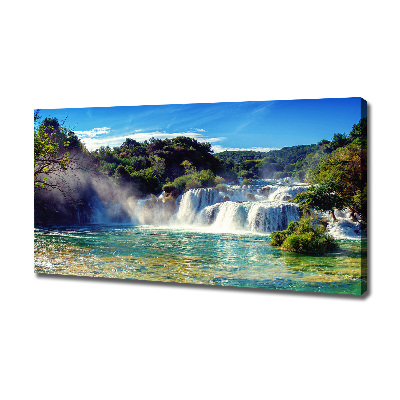 Canvas wall art KRKA waterfalls