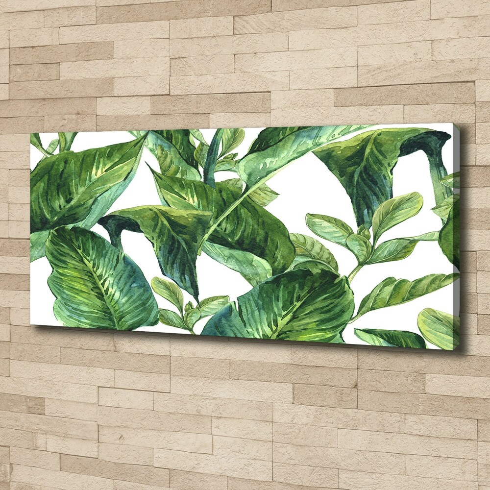 Canvas wall art Leaves