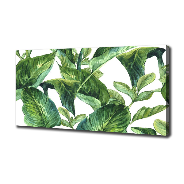 Canvas wall art Leaves