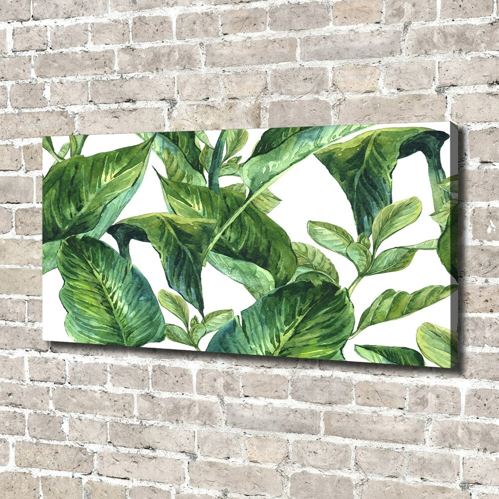 Canvas wall art Leaves