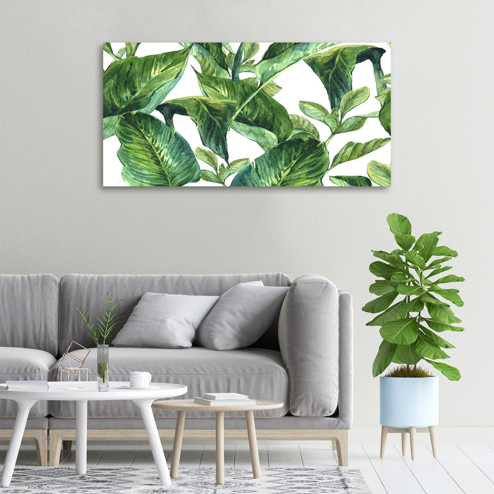 Canvas wall art Leaves