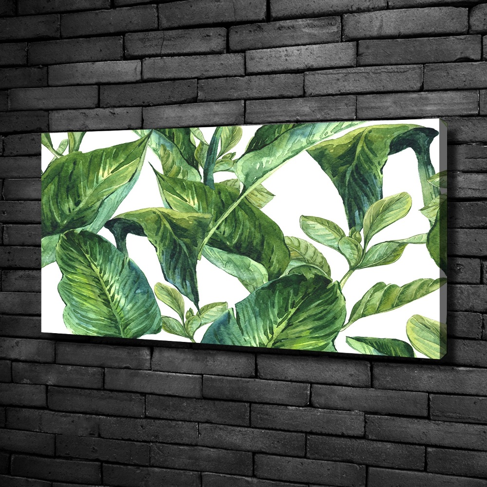 Canvas wall art Leaves