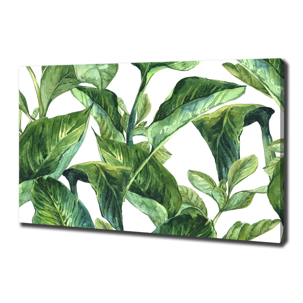 Canvas wall art Leaves