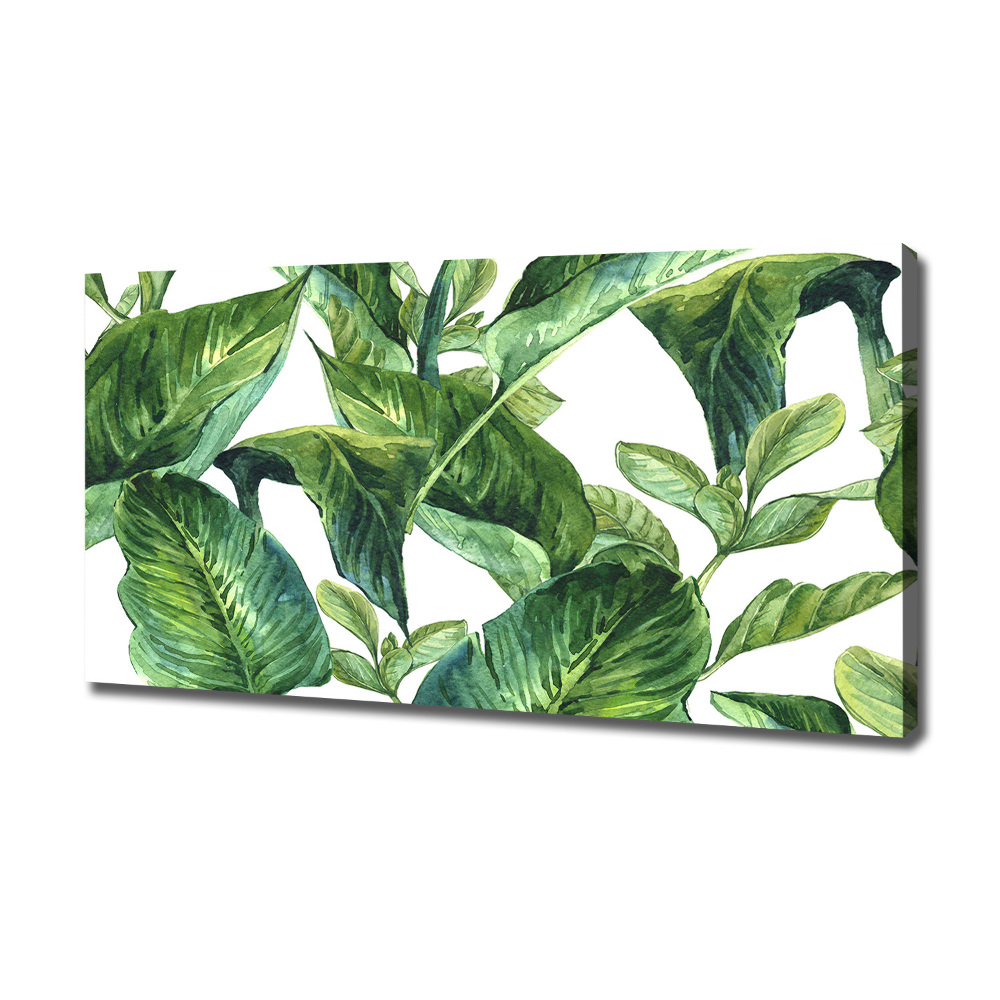 Canvas wall art Leaves