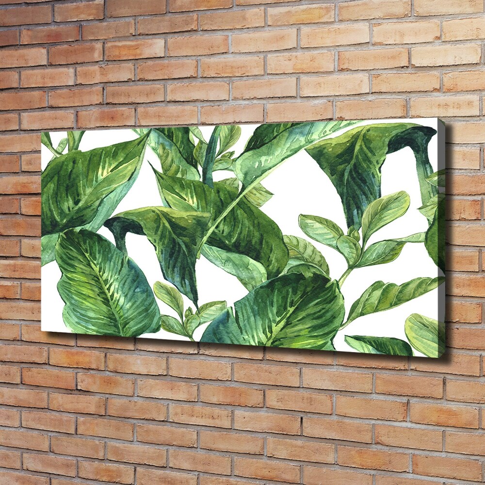 Canvas wall art Leaves