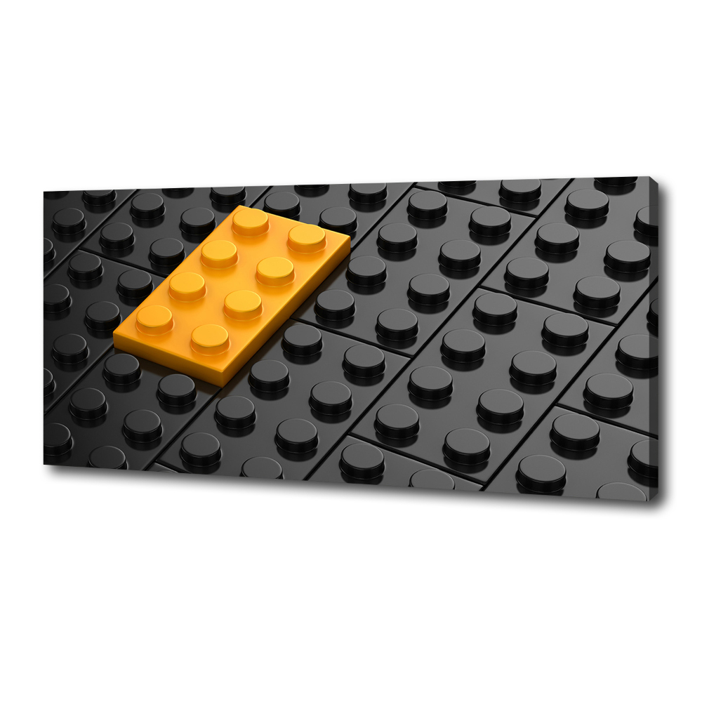 Canvas wall art Lego bricks