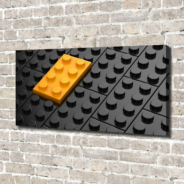 Canvas wall art Lego bricks