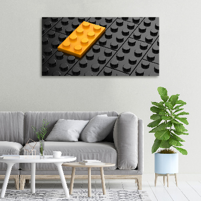 Canvas wall art Lego bricks