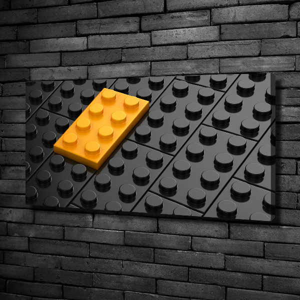 Canvas wall art Lego bricks