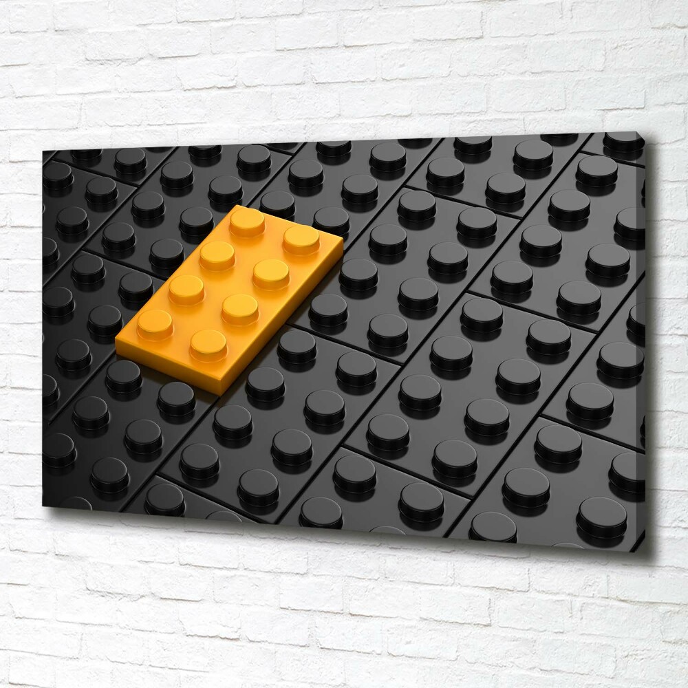 Canvas wall art Lego bricks