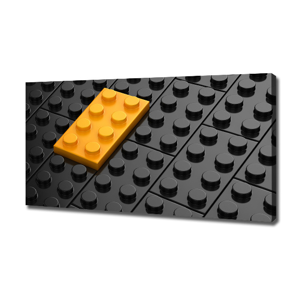 Canvas wall art Lego bricks