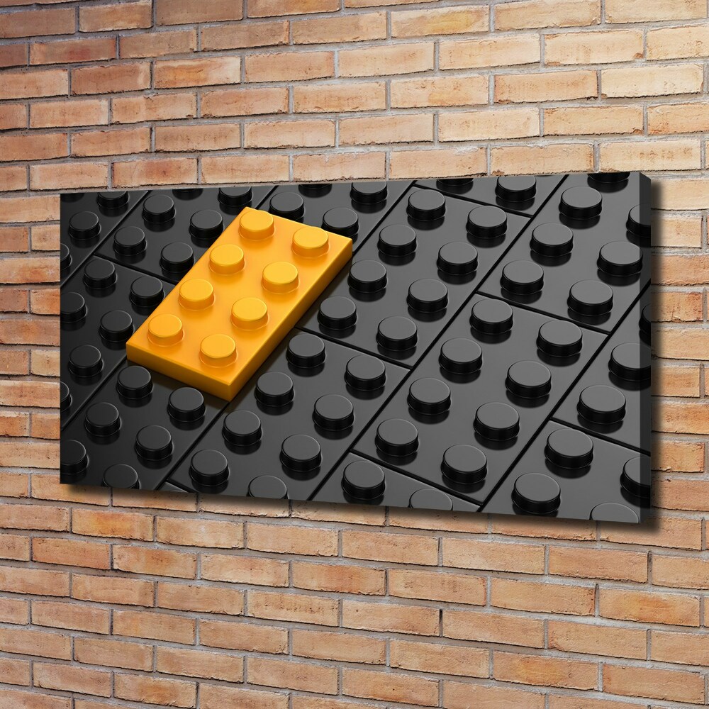 Canvas wall art Lego bricks