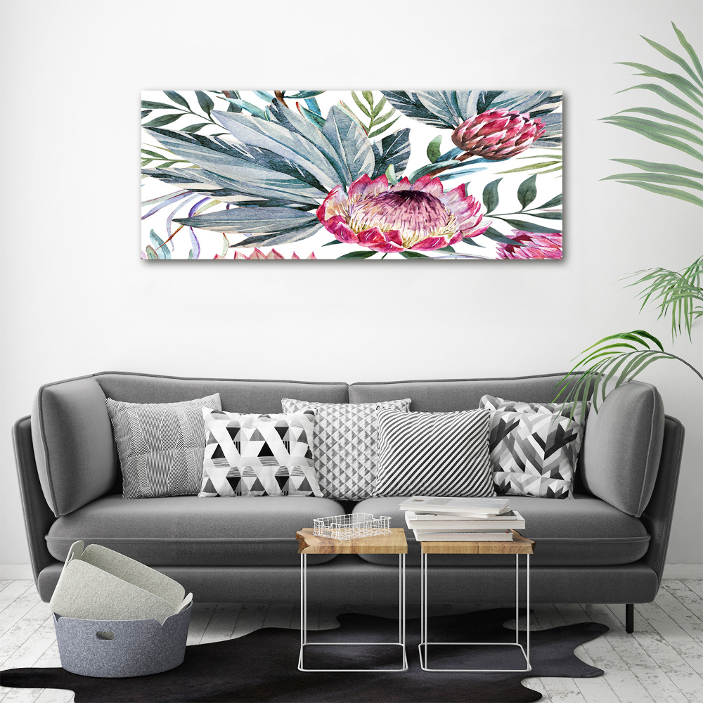 Canvas wall art Protea