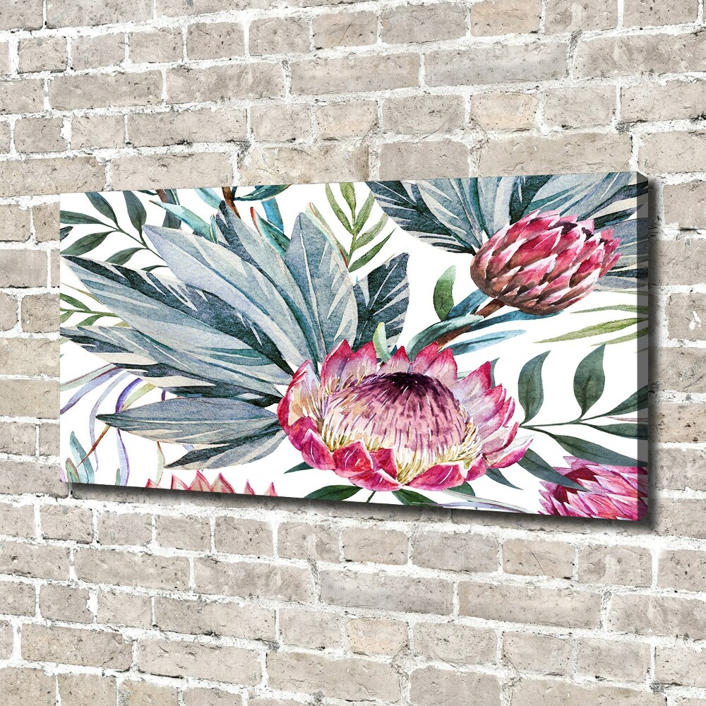 Canvas wall art Protea