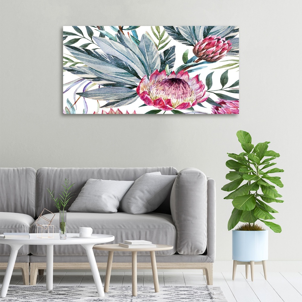 Canvas wall art Protea