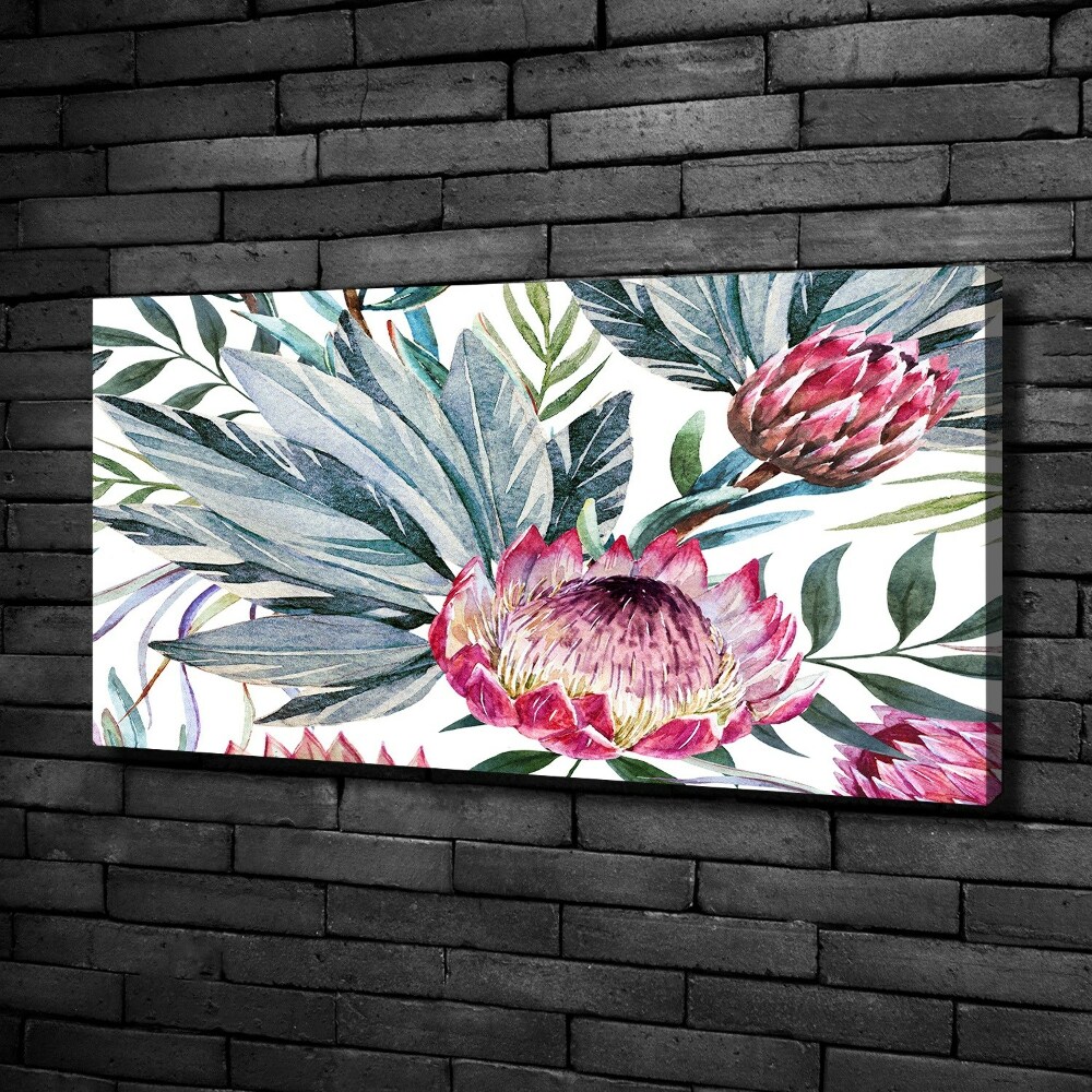 Canvas wall art Protea