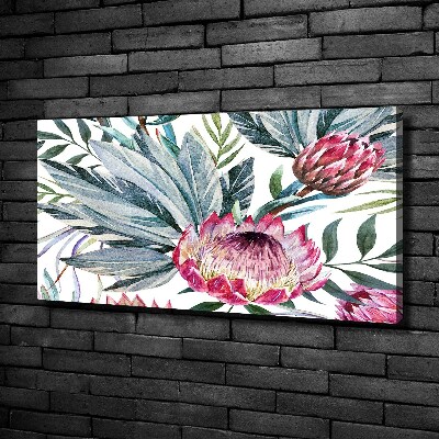 Canvas wall art Protea