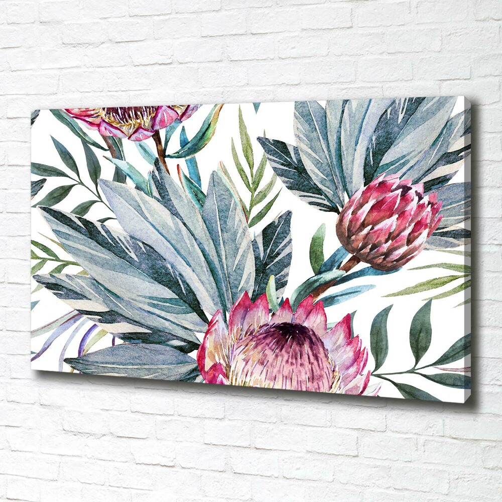 Canvas wall art Protea