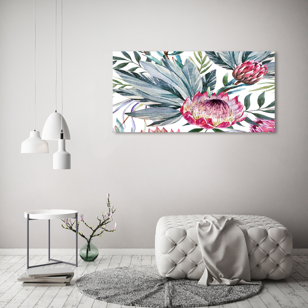 Canvas wall art Protea