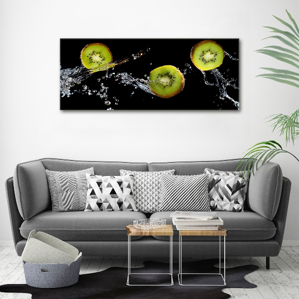 Canvas wall art Kiwi and water