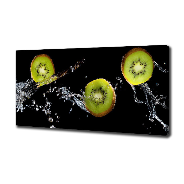 Canvas wall art Kiwi and water