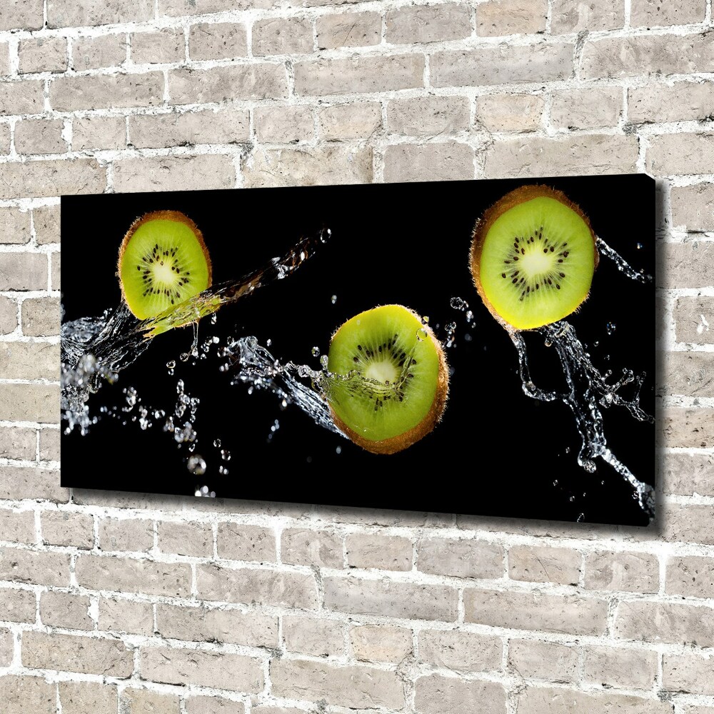 Canvas wall art Kiwi and water