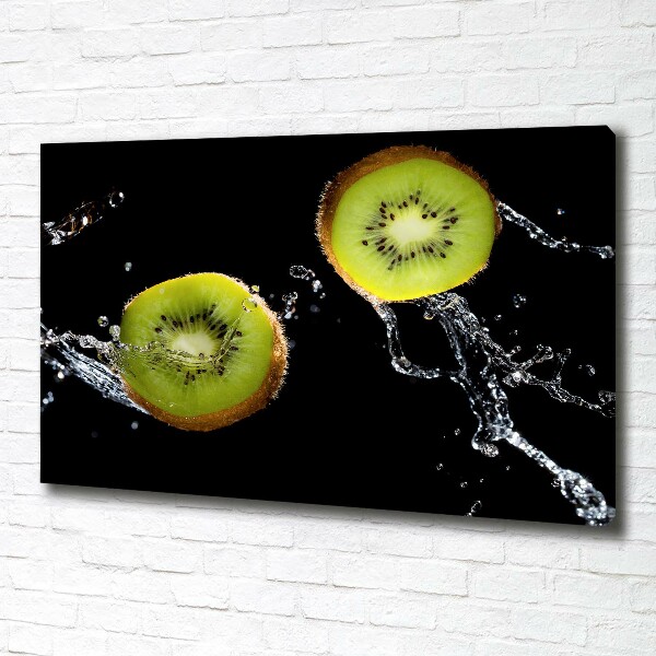 Canvas wall art Kiwi and water