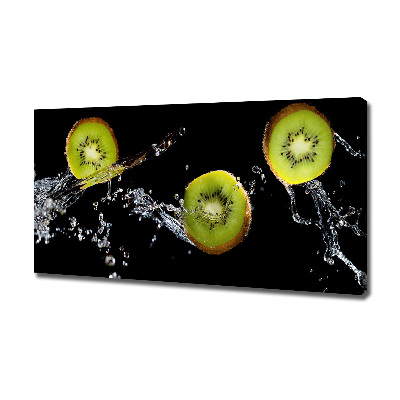 Canvas wall art Kiwi and water