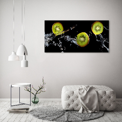 Canvas wall art Kiwi and water