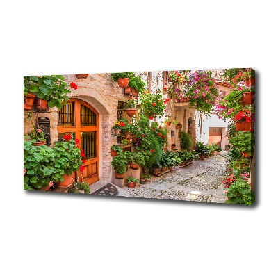 Canvas wall art Charming street