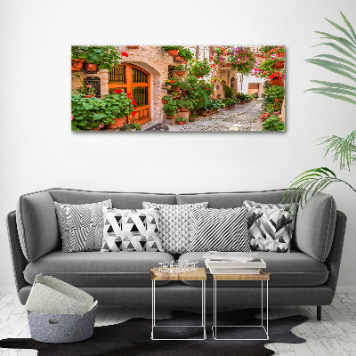 Canvas wall art Charming street