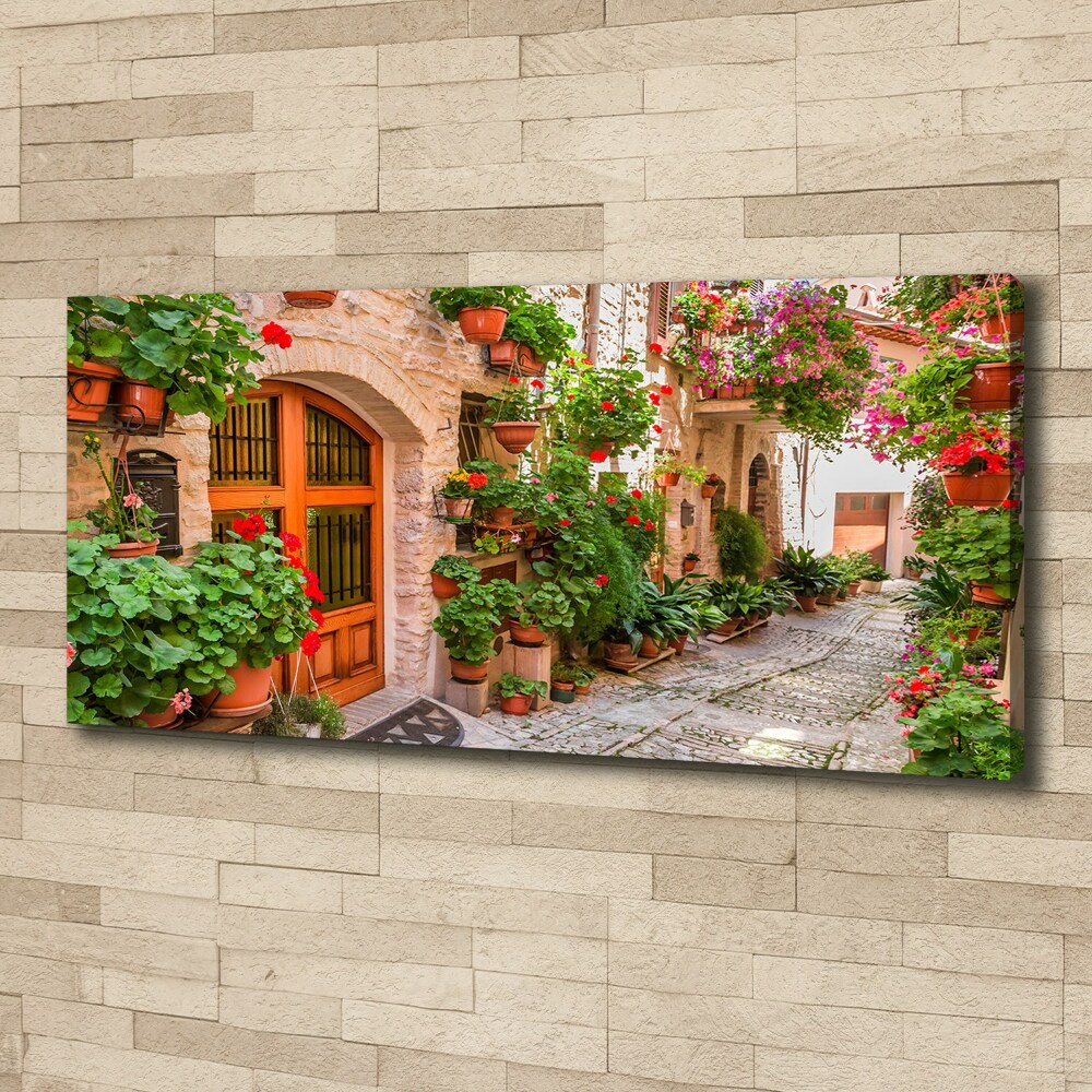 Canvas wall art Charming street