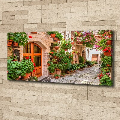 Canvas wall art Charming street