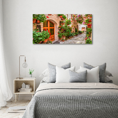 Canvas wall art Charming street