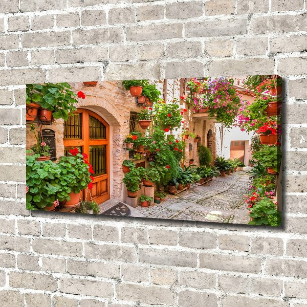 Canvas wall art Charming street