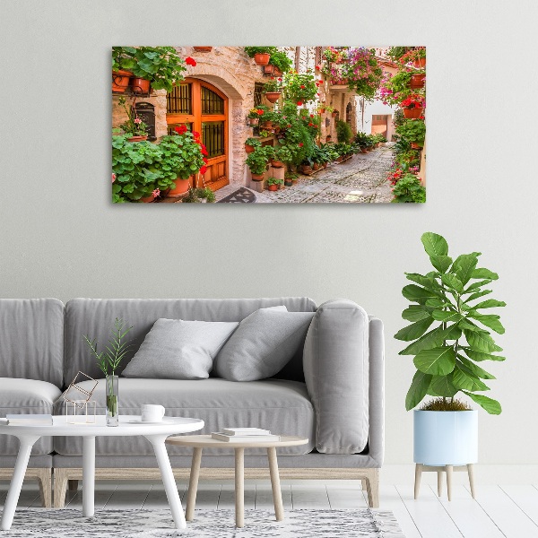 Canvas wall art Charming street