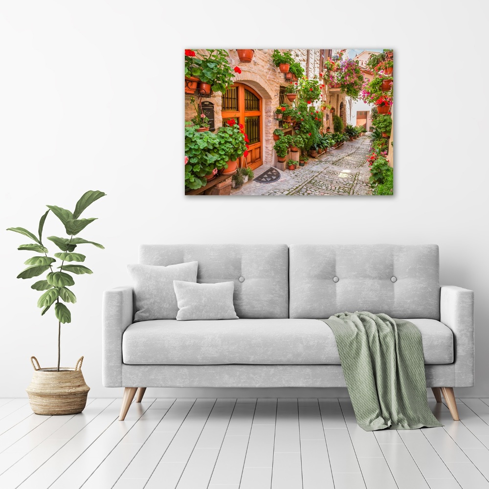 Canvas wall art Charming street