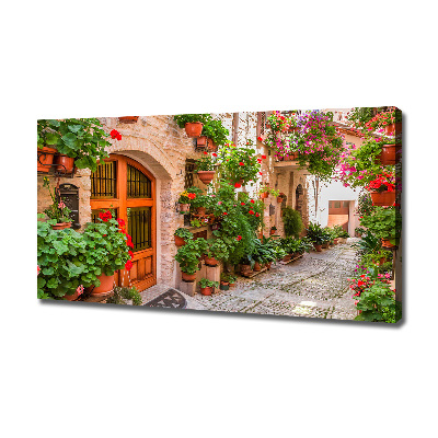 Canvas wall art Charming street